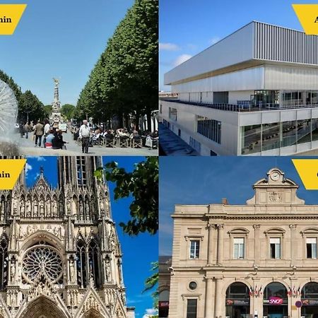 Forum Champagne Grand T2 Climatise Vue Cathedrale Реймс Экстерьер фото